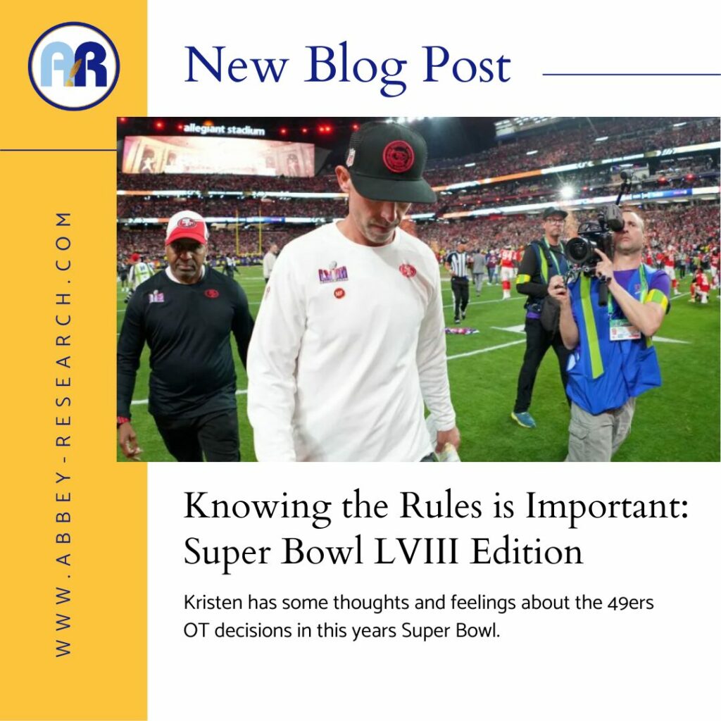 Knowing The Rules Is Important: Super Bowl LVIII Edition