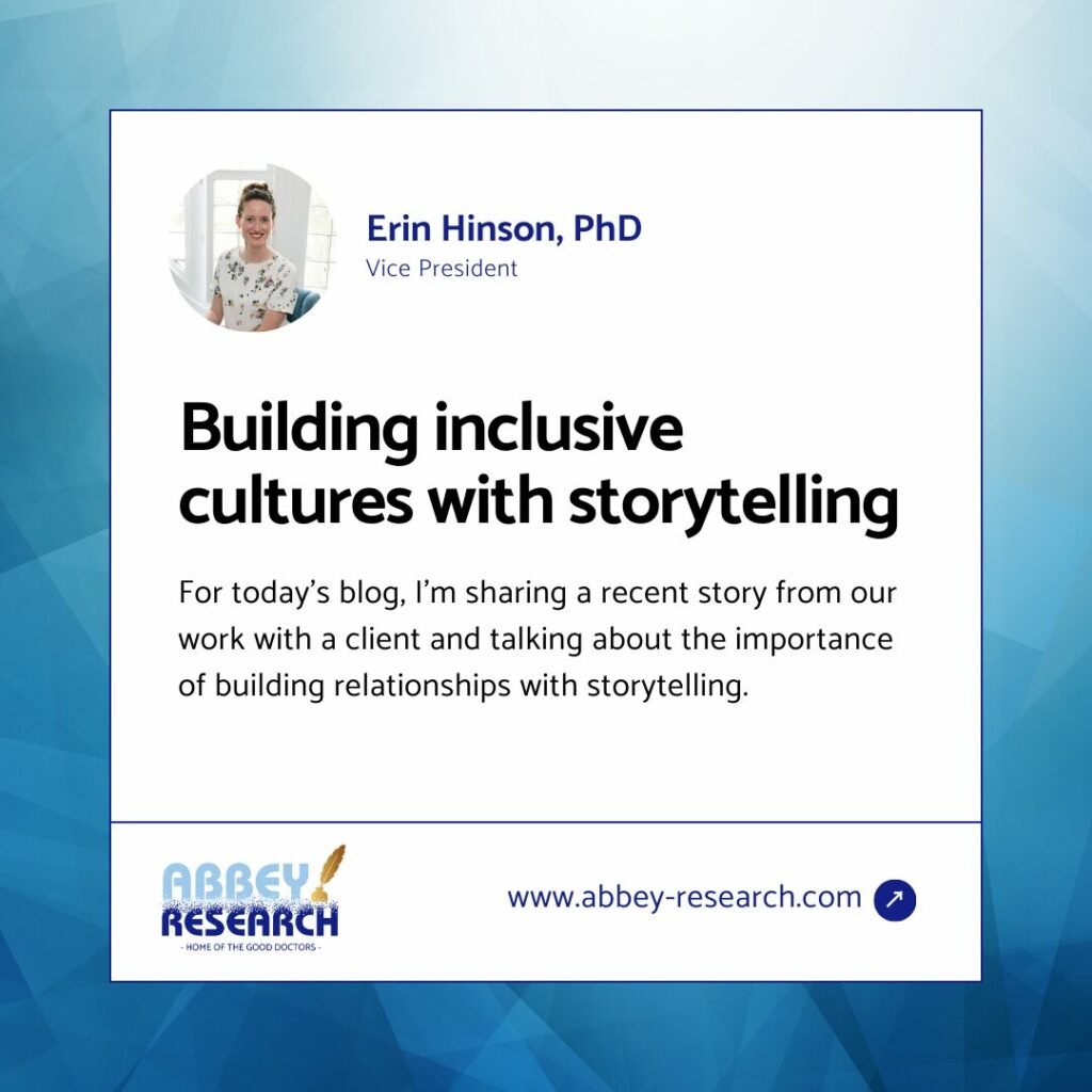Building Inclusive Cultures With Storytelling