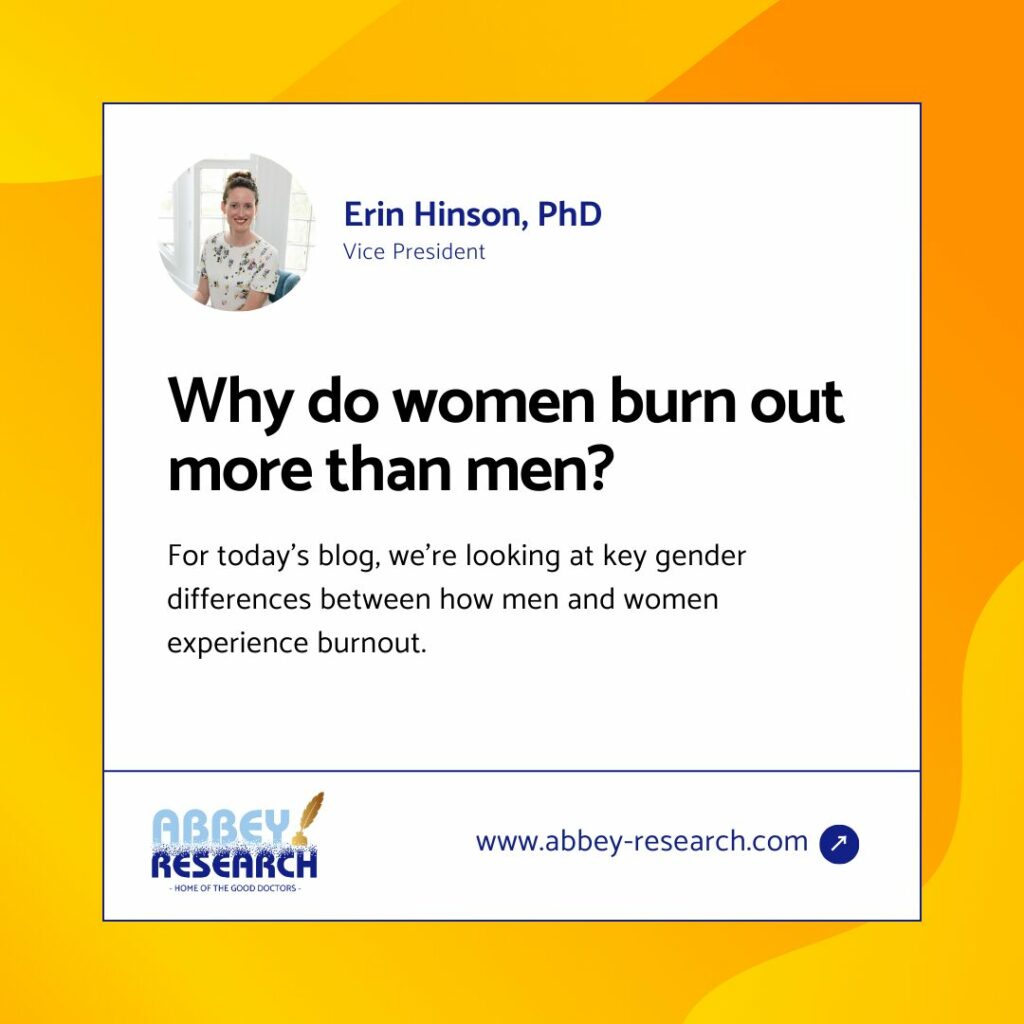 Why Do Women Burn Out More Than Men?