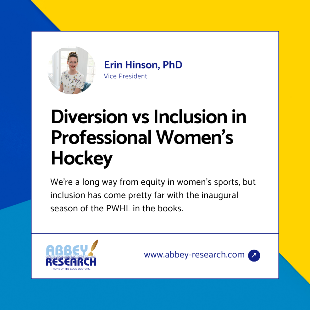 Diversity Vs Inclusion In Professional Women’s Hockey