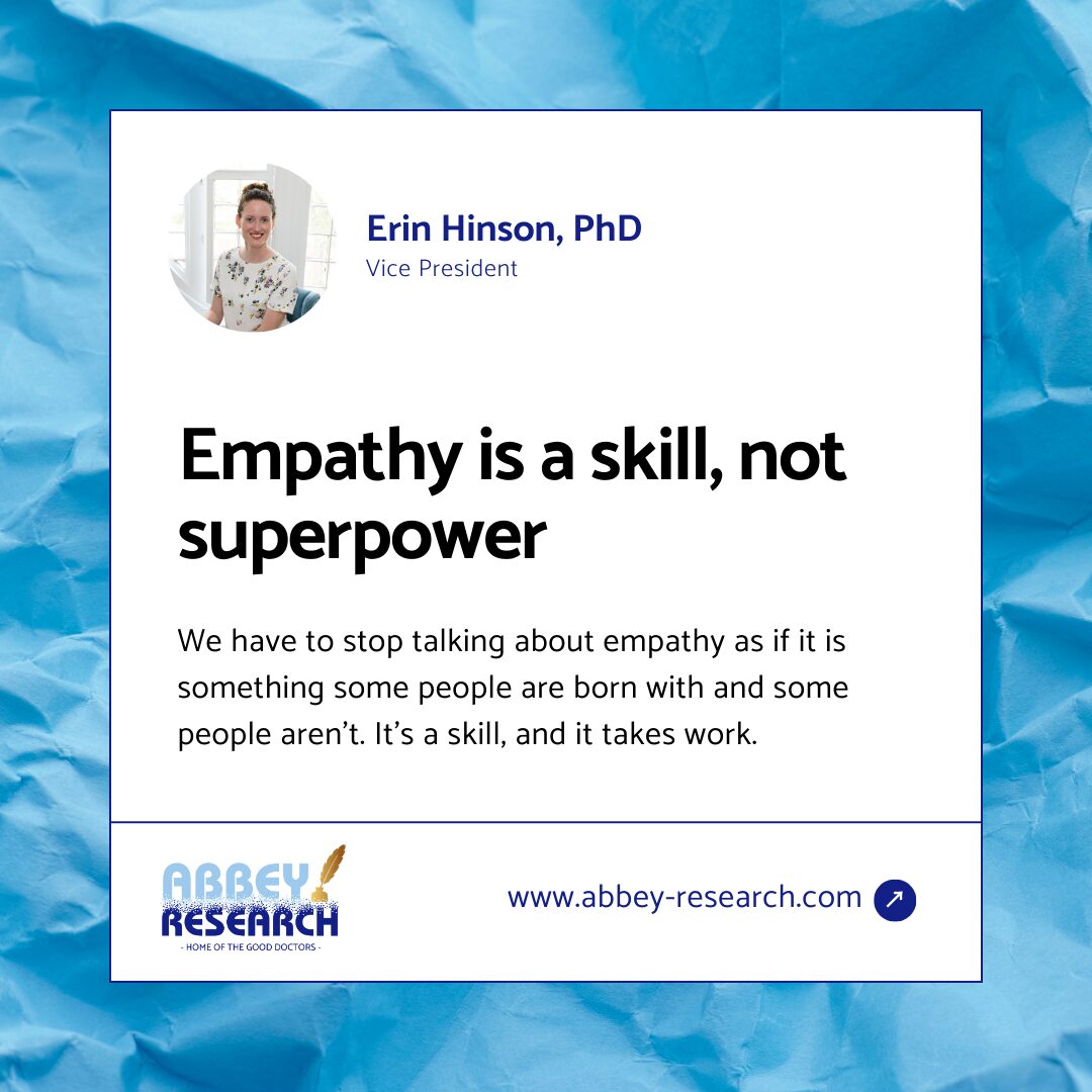 Empathy Is A Skill Not A Superpower Abbey Research Empathy Is A Skill Not A Superpower Abbey Research
