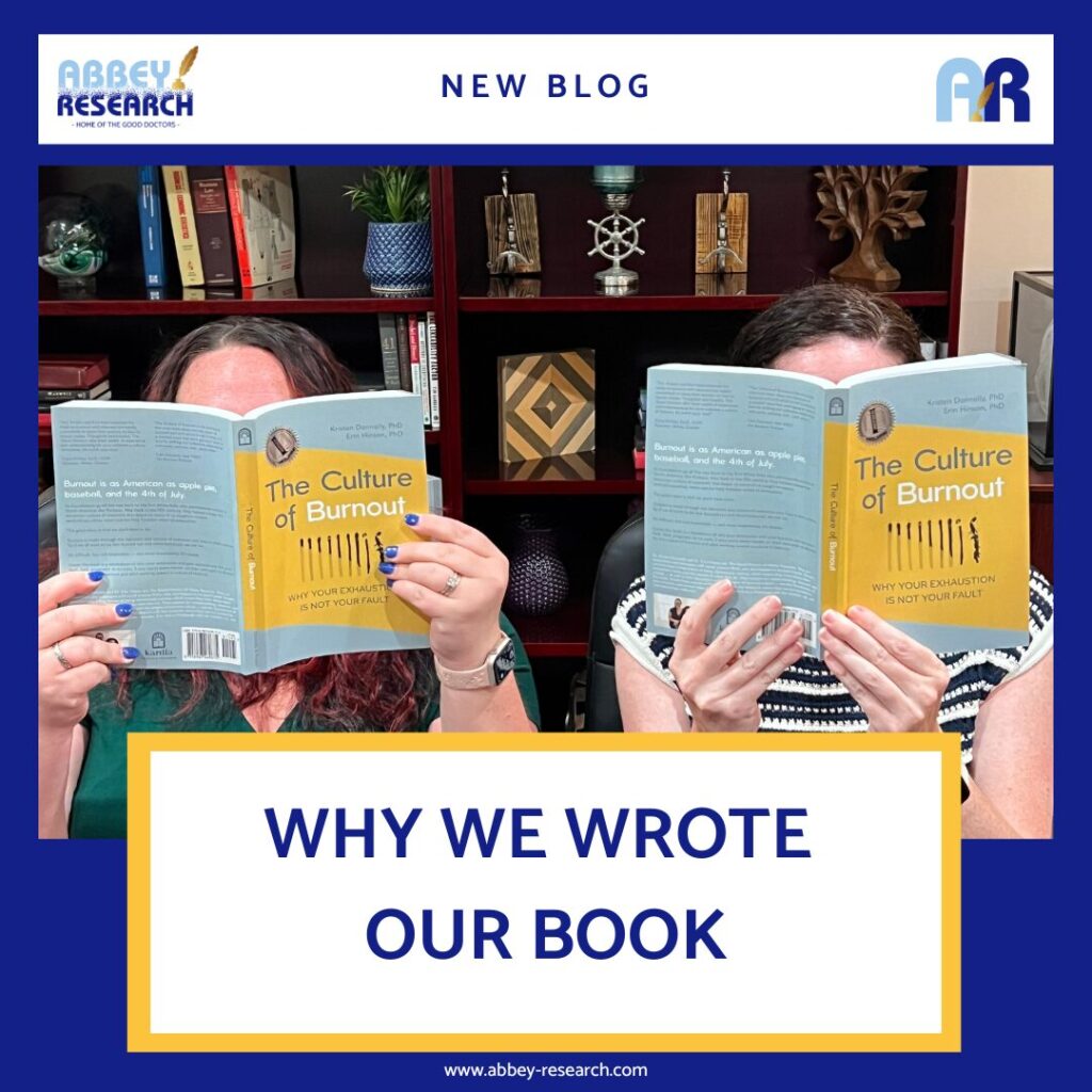 Why We Wrote Our Book