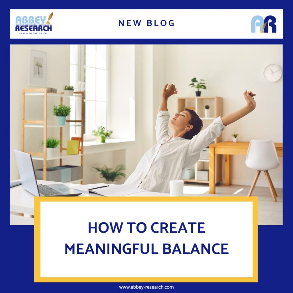 How To Create Meaningful Balance