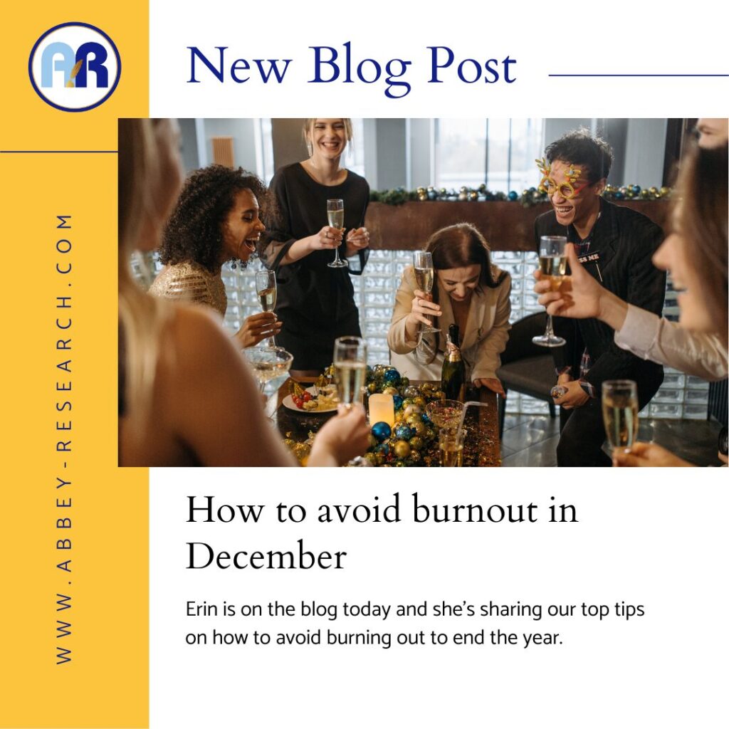 How To Avoid Burnout In December